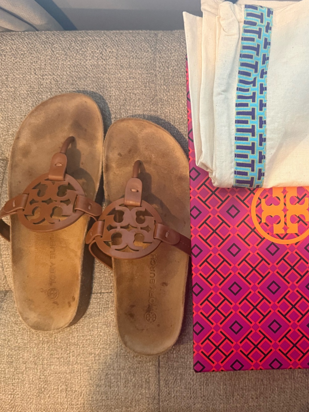Tori Burch Miller Cloud Sandals